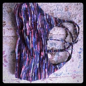 Multi colored size 12 lululemon sports bra